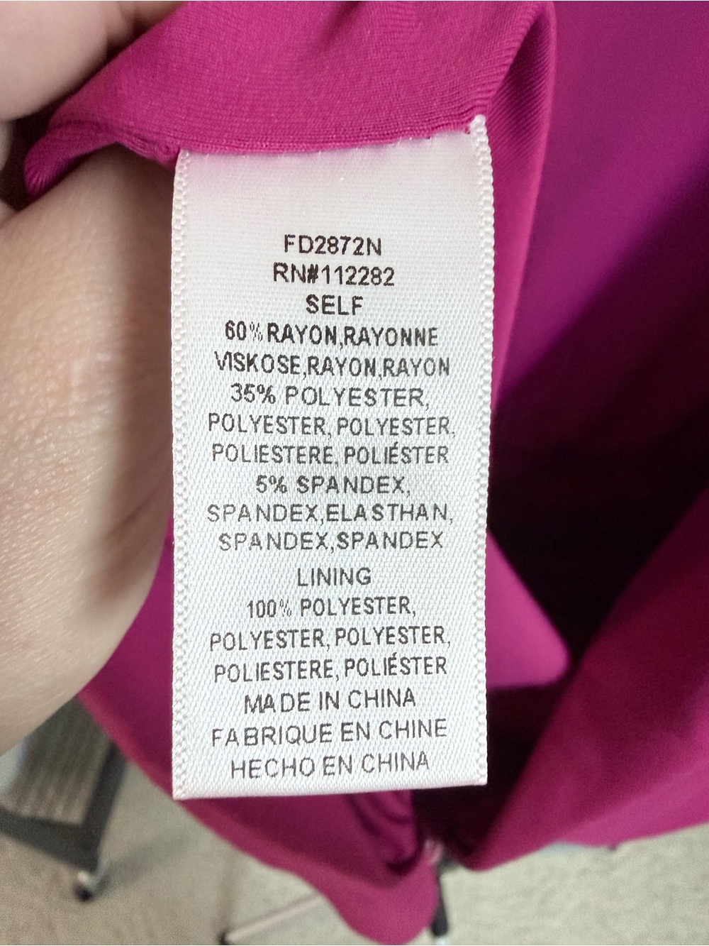 Adelyn Rae Fuchsia Cutout-Shoulder Bodycon Mini Dress size small - Picture 14 of 16